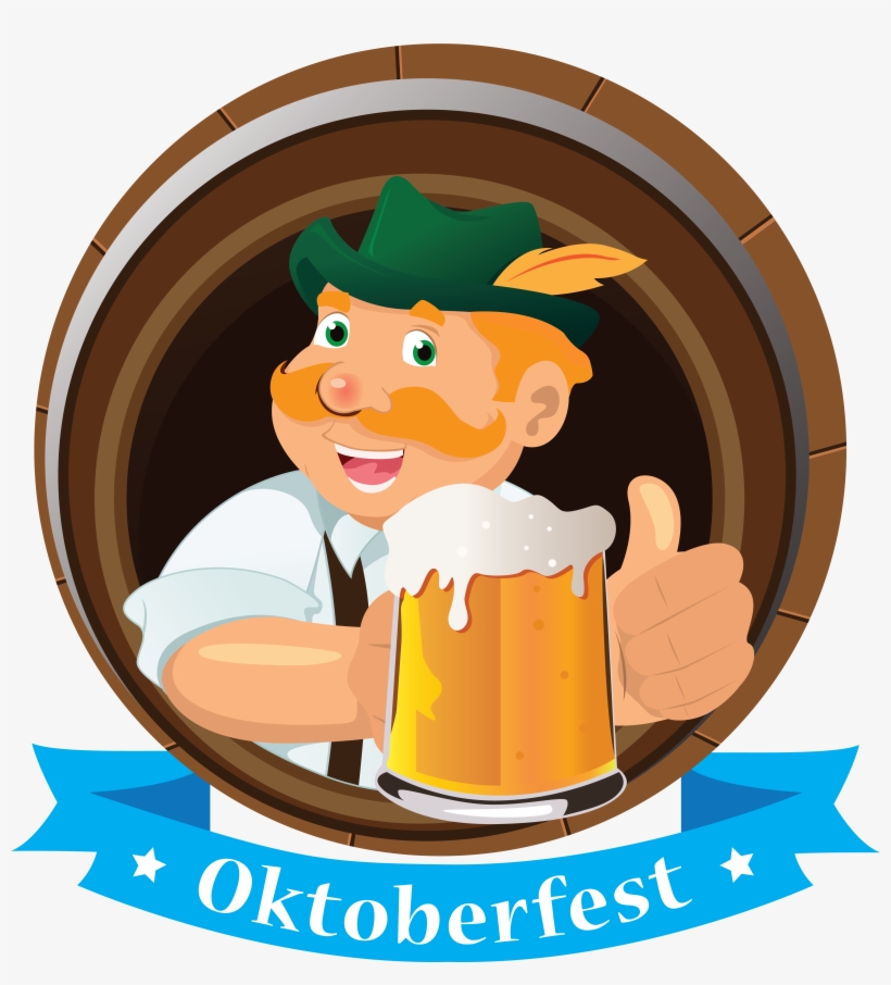 Oktoberfest Man Beer, transparent png download