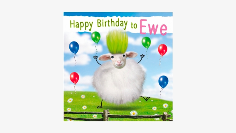 Birthday Funky Quirky Unusual Modern Cool Card Cards - Greeting Card, transparent png download