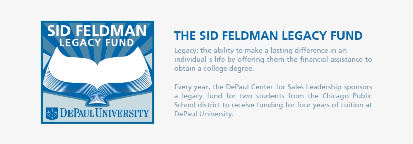 So When We Found Out About The Sid Legacy Fund At Depaul - Lottery Funded, transparent png download