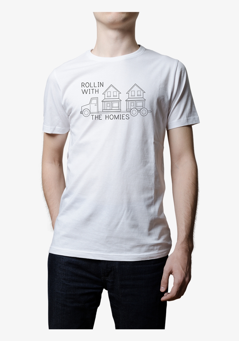 Image Of Rollin With The Homies - T-shirt, transparent png download