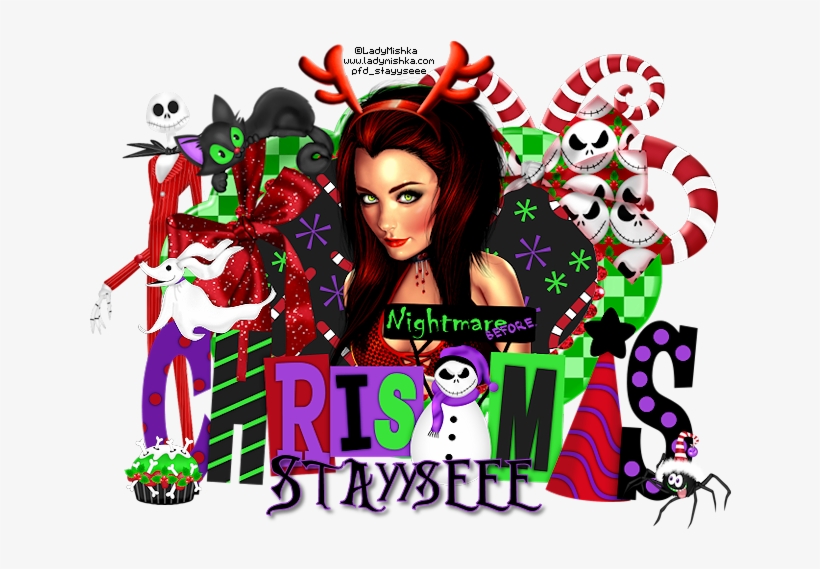 Nightmare Before Xmas - Illustration, transparent png download