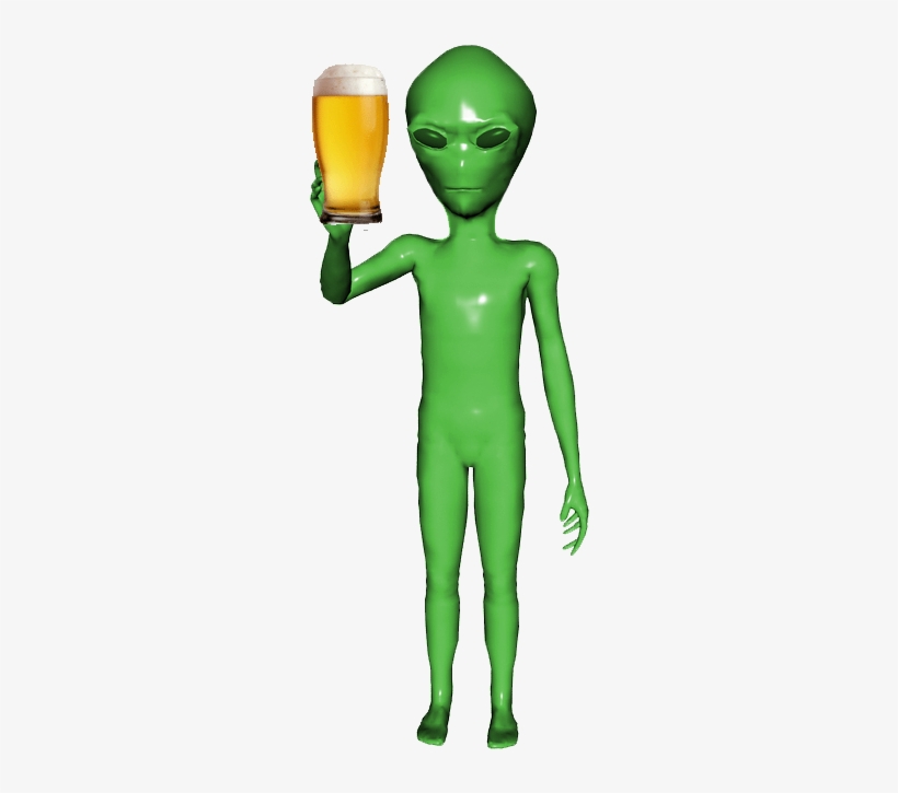 From Doug's Beer Republic - Dog Dressed As Alien, transparent png download