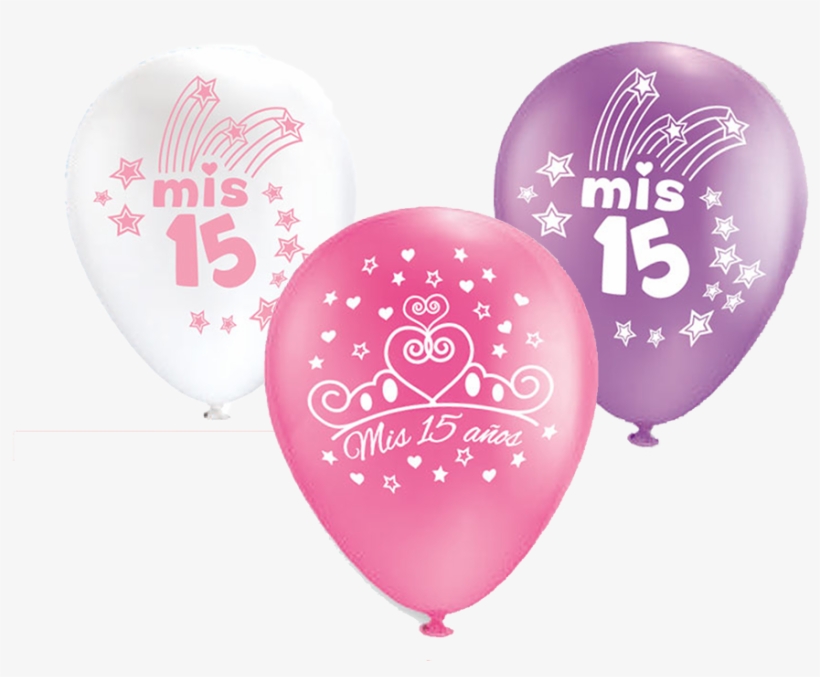 No 9 C/10 Mis Xv Años - Balloon, transparent png download