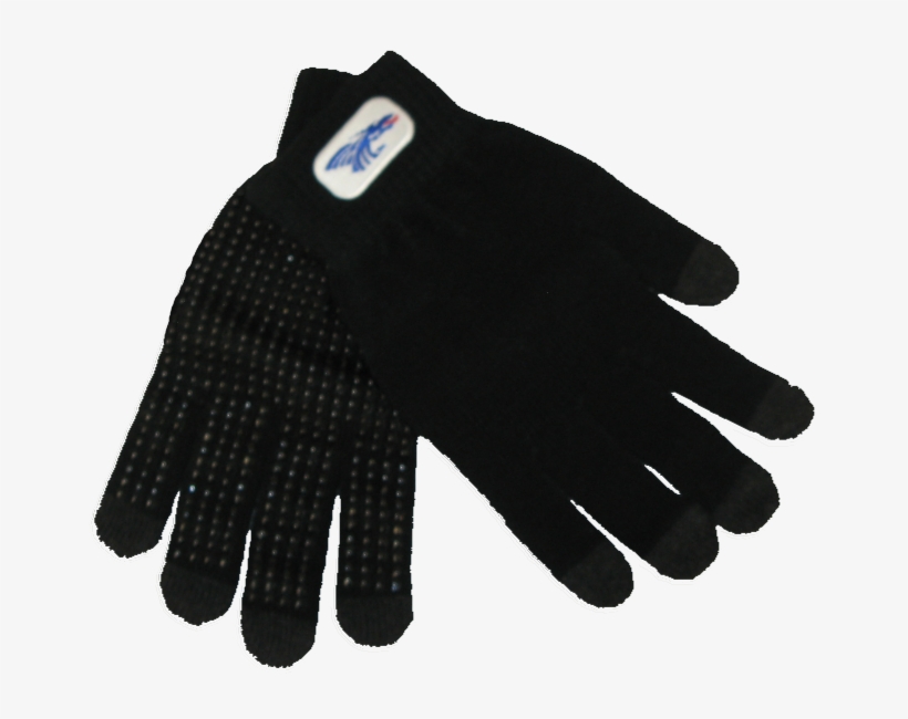 Power Dragon Text Touch Gloves - Woolen, transparent png download