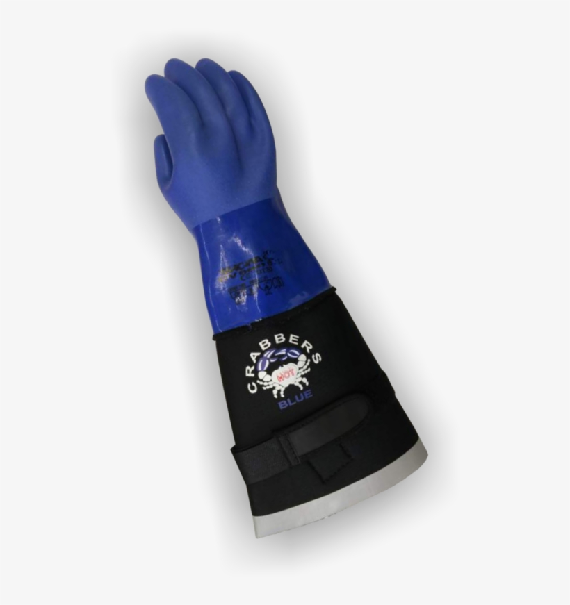 Hot Crabber Blue Divers Gloves - Glove, transparent png download