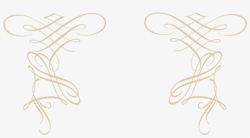 Background-flourish - Calligraphy, transparent png download