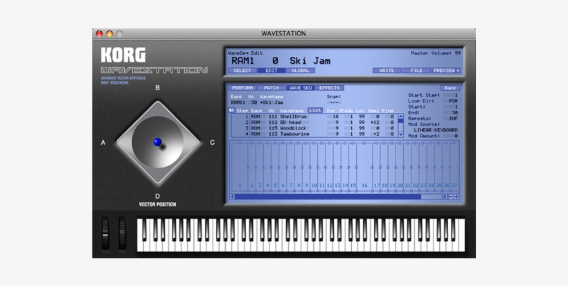 Korg Legacy Collection - Korg M50 61 Key Keyboard Workstation, transparent png download