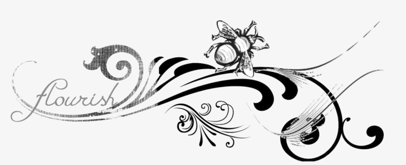 Victorian Flourish Png - Flourish Vector, transparent png download