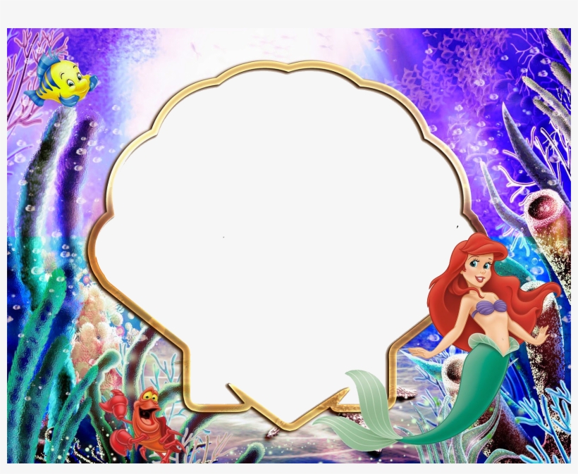 Marcos Para Photoshop Y Algo Mas - Little Mermaid: Underwater World, transparent png download