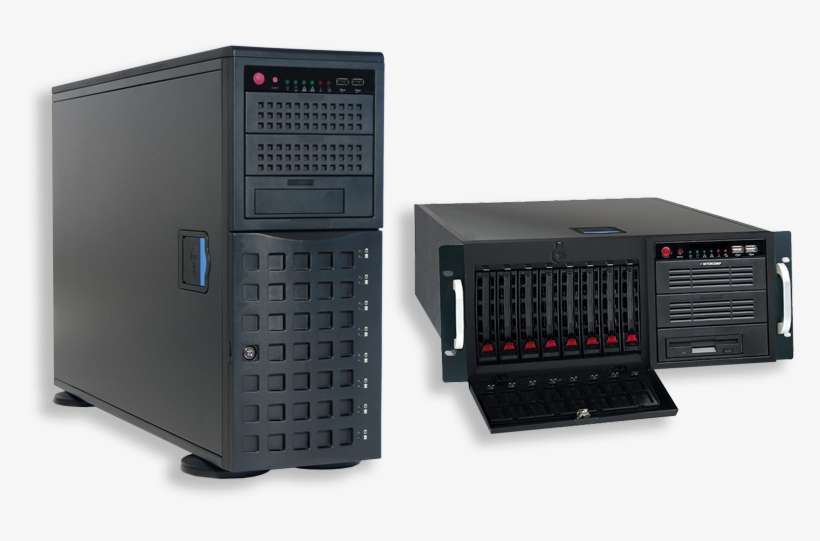 Tower And Rack Servers Idas - Supermicro Cse-743tq-865b Black 4u Pedestal Server, transparent png download