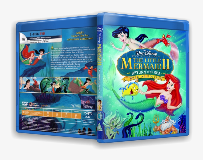 La Sirenita 2 Regreso Al Mar - Little Mermaid 2 Bluray, transparent png download