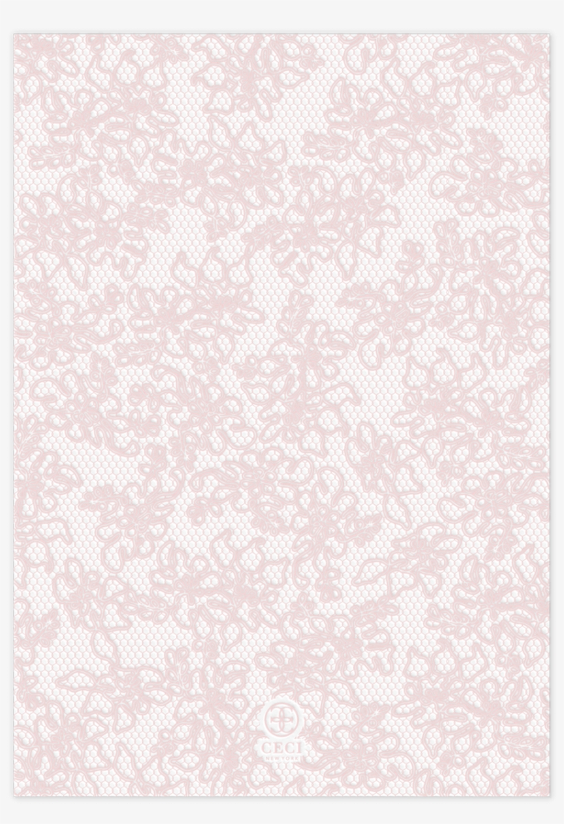 Lace Invitation Back - Pattern, transparent png download