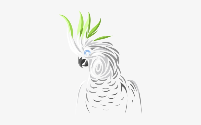 Tribal Parrot Tribal Parrot Tribal Parrot - Parrot Birds Tribal Cockatoo Art, transparent png download