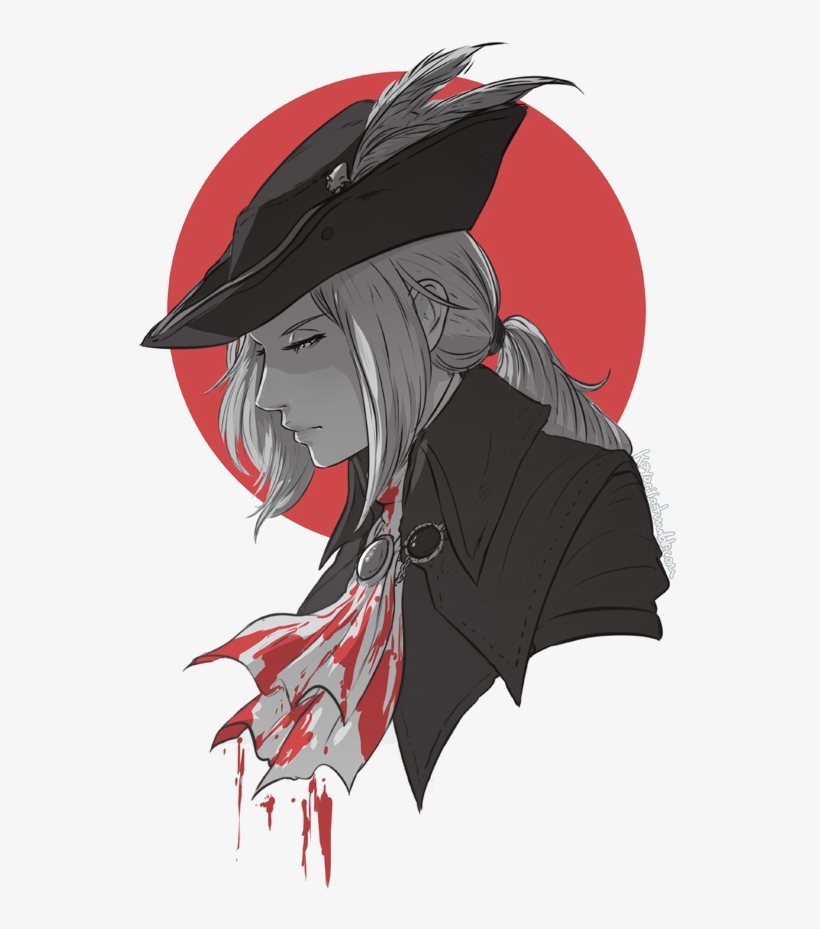 Your Attacks Gain The Long-reach Property And Deal - Lady Maria Bloodborne Fanart, transparent png download