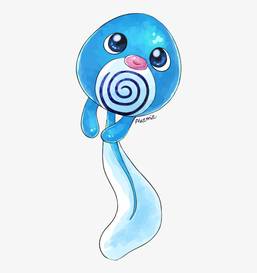 Akemie - S Poliwag - Cartoon, transparent png download