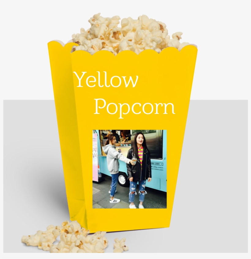 Description - Yellow Large Popcorn Boxes - 18cm (10pk) (pack, transparent png download