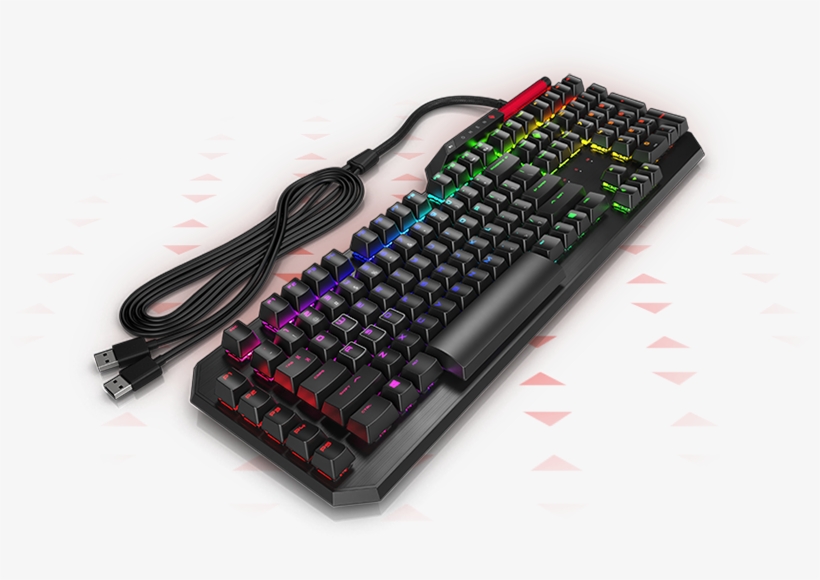 Omen Sequencer Gaming Keyboard And Cable - Omen By Hp Sequencer Keyboard, transparent png download