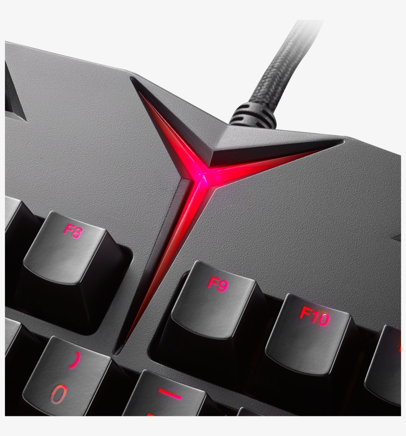 Lenovo Y Gaming Mechanical Switch Keyboard 03 2016 - Lenovo Gx30k04088 Gaming Mechanical Keyboard, transparent png download