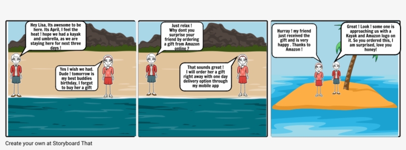 Amazon Story Board - Cartoon, transparent png download