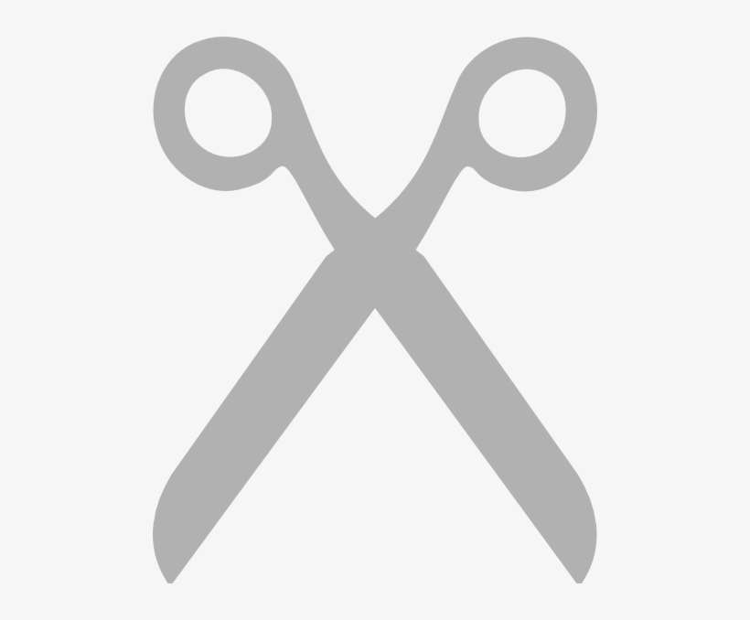 How To Set Use Gray Scissors Clipart, transparent png download