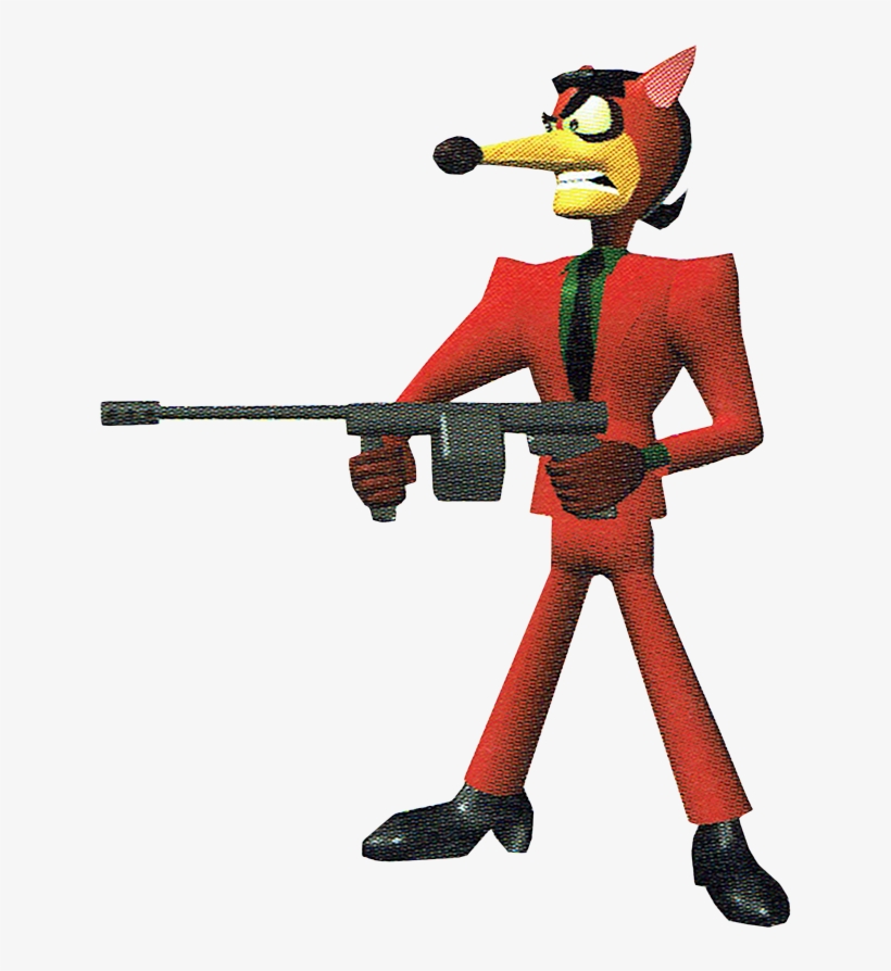 Crash Bandicoot Pinstripe - Pinstripe Crash Bandicoot, transparent png download