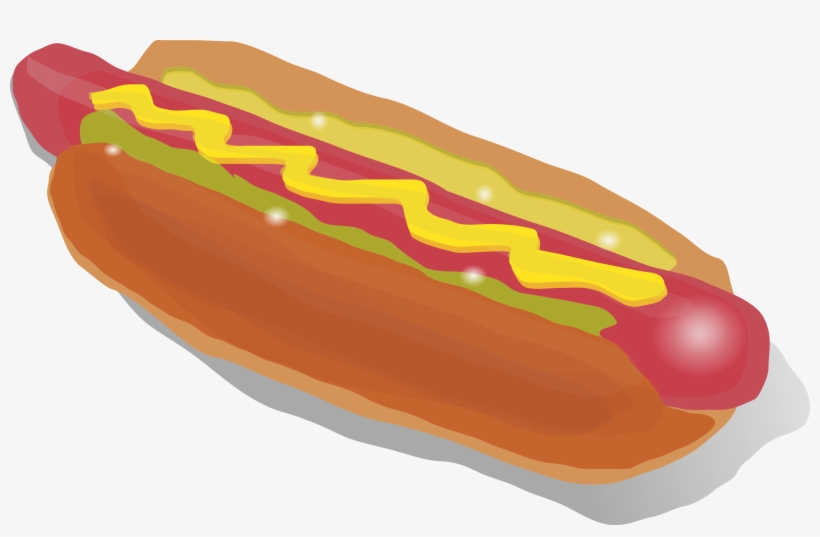Hot Dog Sandwich Svg Clip Arts 600 X 364 Px, transparent png download