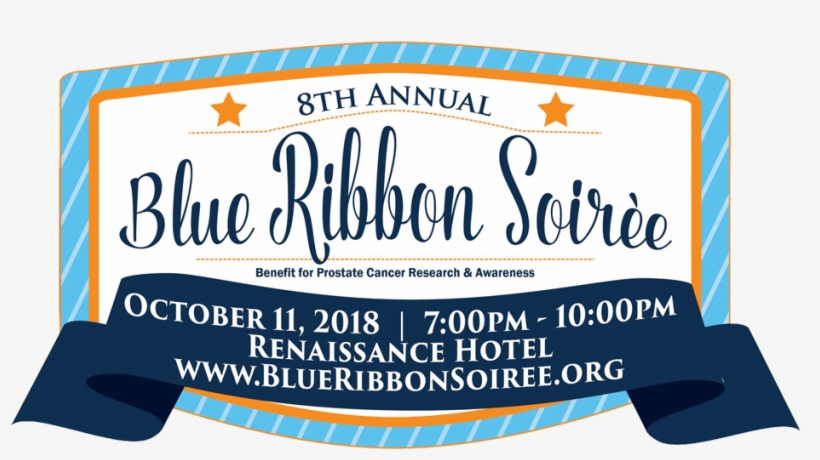 8th Annual Blue Ribbon Soiree - Label, transparent png download