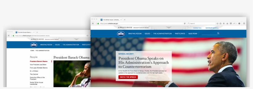 Pages From Archived Whitehouse - Barack Obama Site, transparent png download