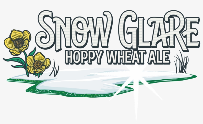 Snow Glare Hoppy Wheat Ale Logo - Illustration, transparent png download