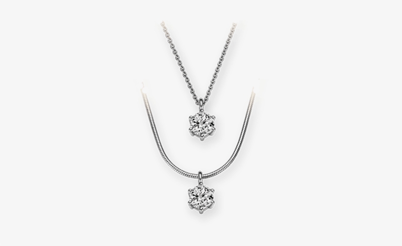 Model Alternatives - Diamant-collier Gelbgold 585 Mit 1 Ct. Tw, Vs, transparent png download