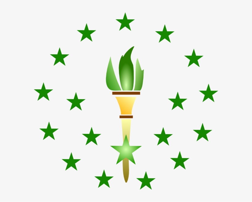 This Free Clipart Png Design Of Green Torch Clipart, transparent png download