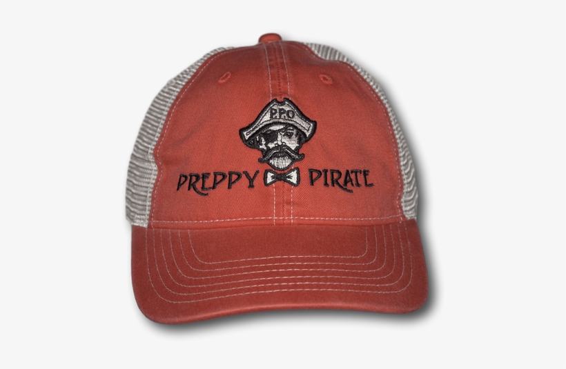 Preppy Pirate / Comfort Colors Unstructured Trucker - Baseball Cap, transparent png download