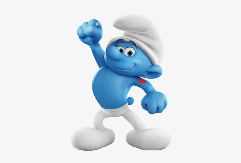 Hefty Smurf Fist In The Air Png - Smurf Png Smurf, transparent png download