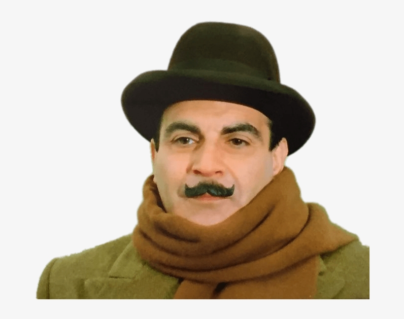 Hercule Poirot David Suchet With Scarf Png - David Suchet, transparent png download