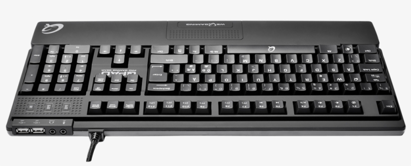 Keyboard Clipart Broken Keyboard - Qpad Mk-85 - Clavier Filaire, transparent png download