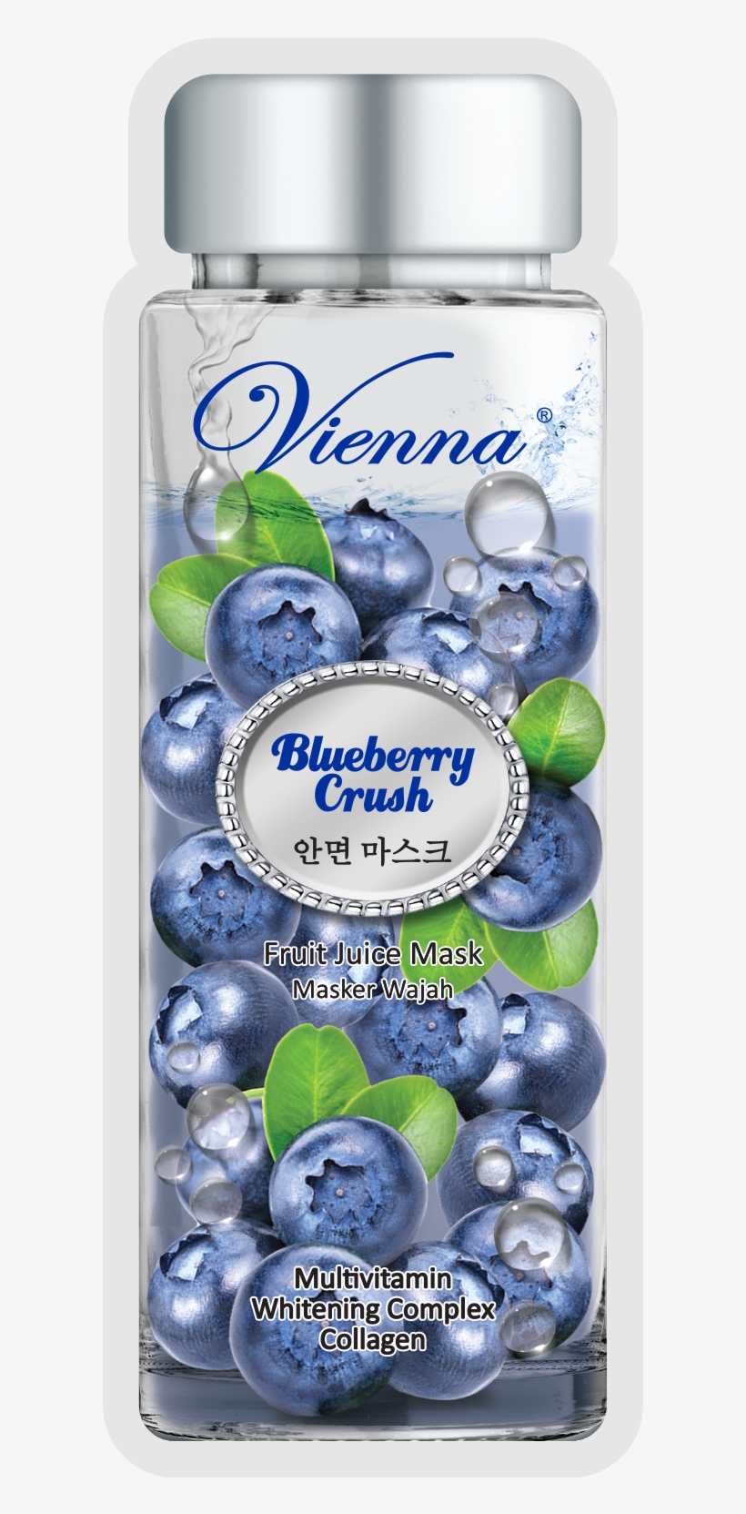 Vienna Fruit Juice Mask Blueberry Crush - Mask, transparent png download