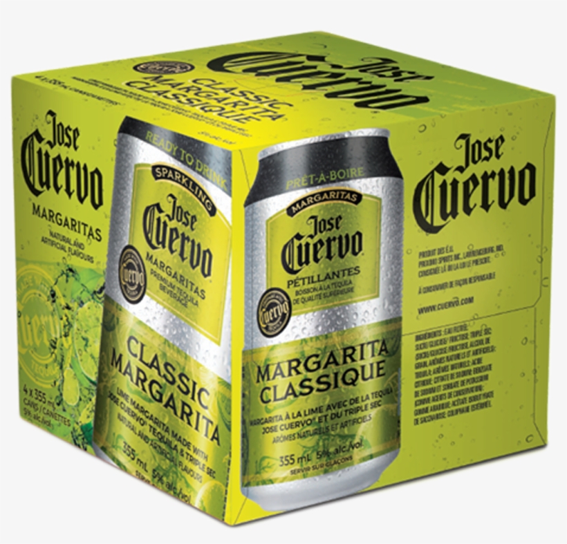 Jose Cuervo Sparkling Classic Margarita - Jose Cuervo Classic Lime Margaritas - 1.75 L Bottle, transparent png download