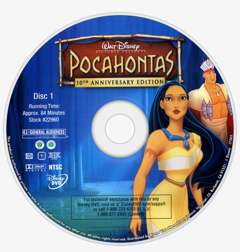 Dvd Storage Binder Sleeves - Pocahontas: Supplemental Features [book], transparent png download