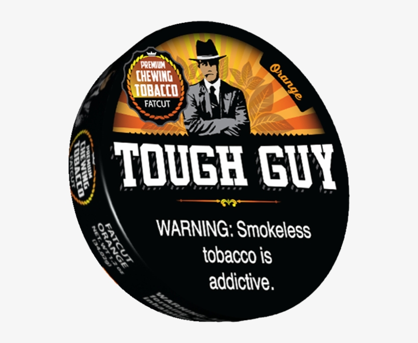 Orange Premium Chewing Tobacco Fat Cut - Tough Guy Orange Dip, transparent png download
