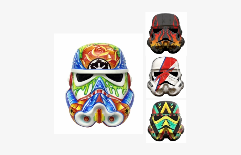 View Larger - Cool Stormtrooper Helmet Designs, transparent png download
