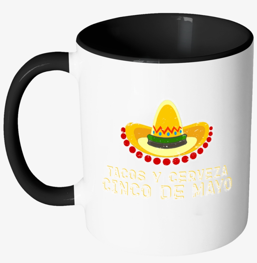 Tacos Y Cerveza Sombrero - Happiness Quotes Mug, transparent png download
