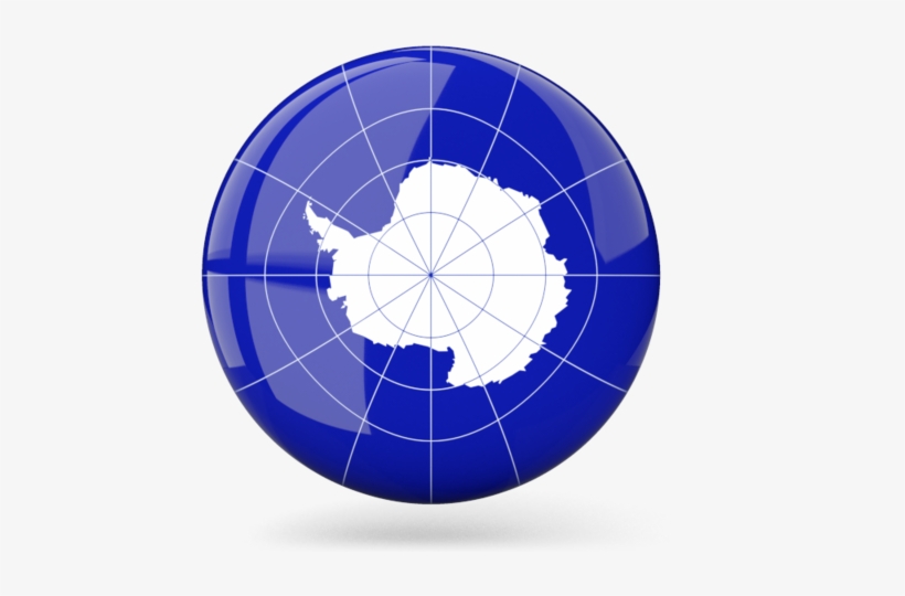 Blue Flag With White Shape, transparent png download