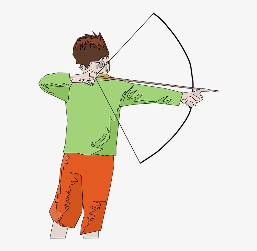 Jpg Royalty Free Library Archery At Getdrawings Com - Motion Of An Arrow From Bow, transparent png download