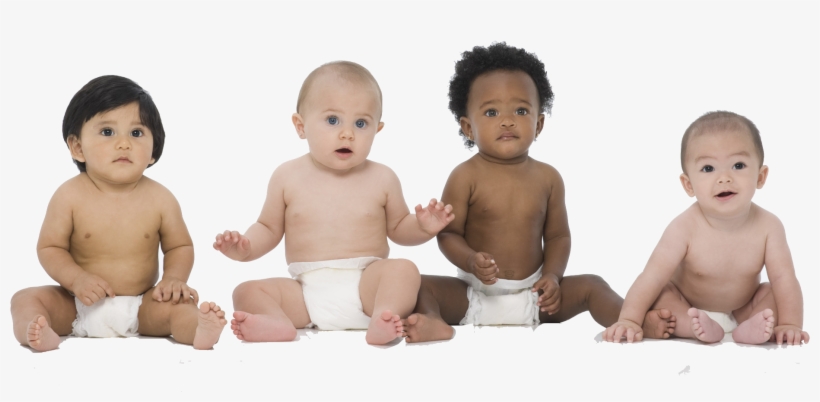 Latino Baby In Diaper, transparent png download