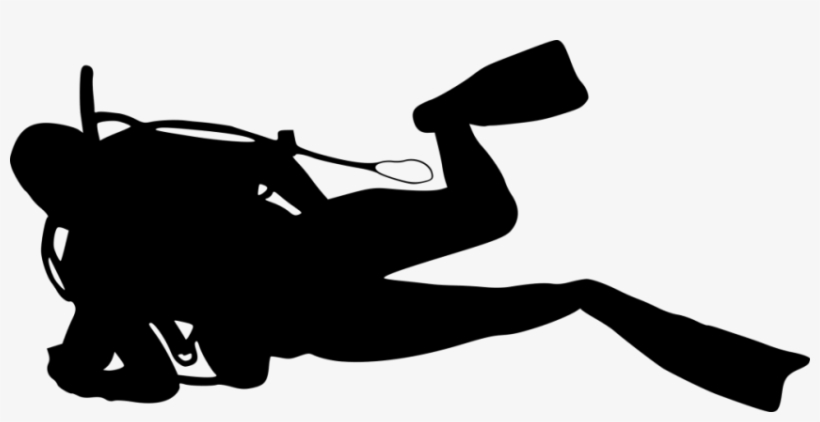 Free Png Scuba Diver Silhouette Png Images Transparent - Diver Silhouette Png, transparent png download