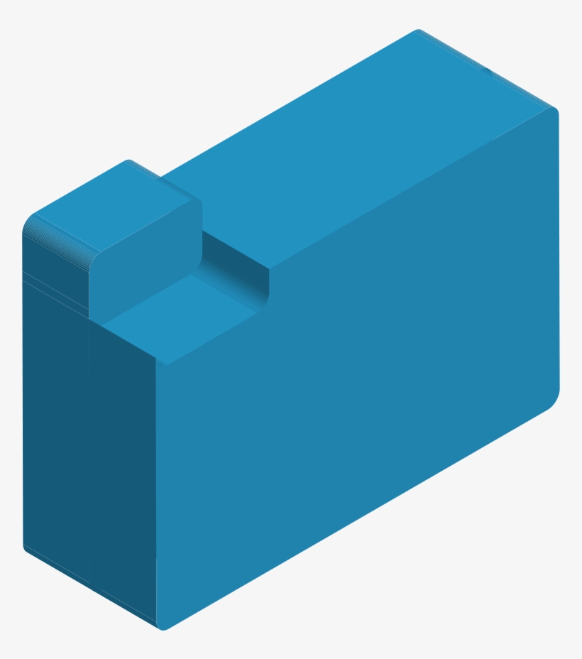 How To Set Use Chunky 3d File Folder Svg Vector, transparent png download