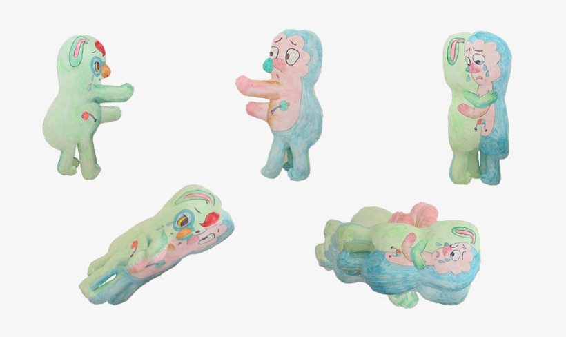 Four-dimension Object,hug,2015 Clay，acrylic 22 X 14 - Bath Toy, transparent png download
