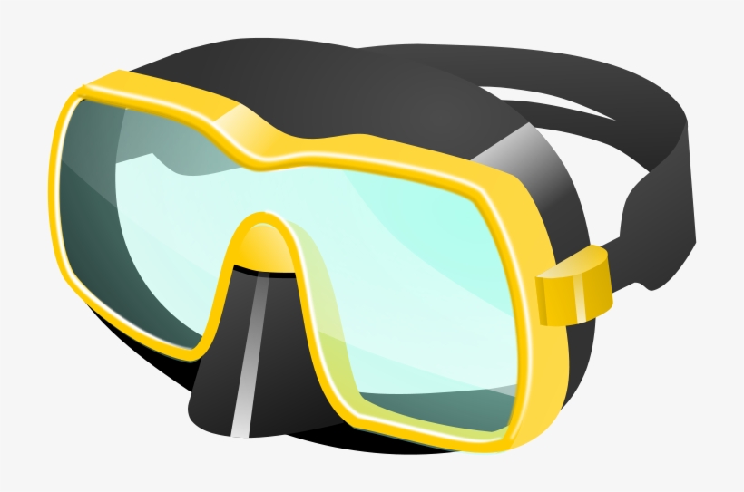 Diving Goggles, Diver Eyeglasses, Diving, Scuba - Diving Mask Clipart