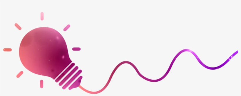 Multicolored Illustrations Of A Light Bulb Representing, transparent png download