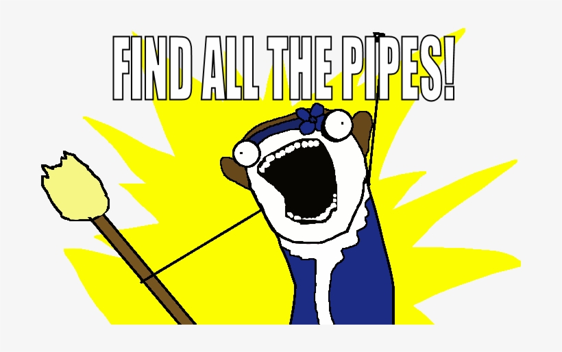 All The Pipes Ada Mini - All The Things Meme, transparent png download